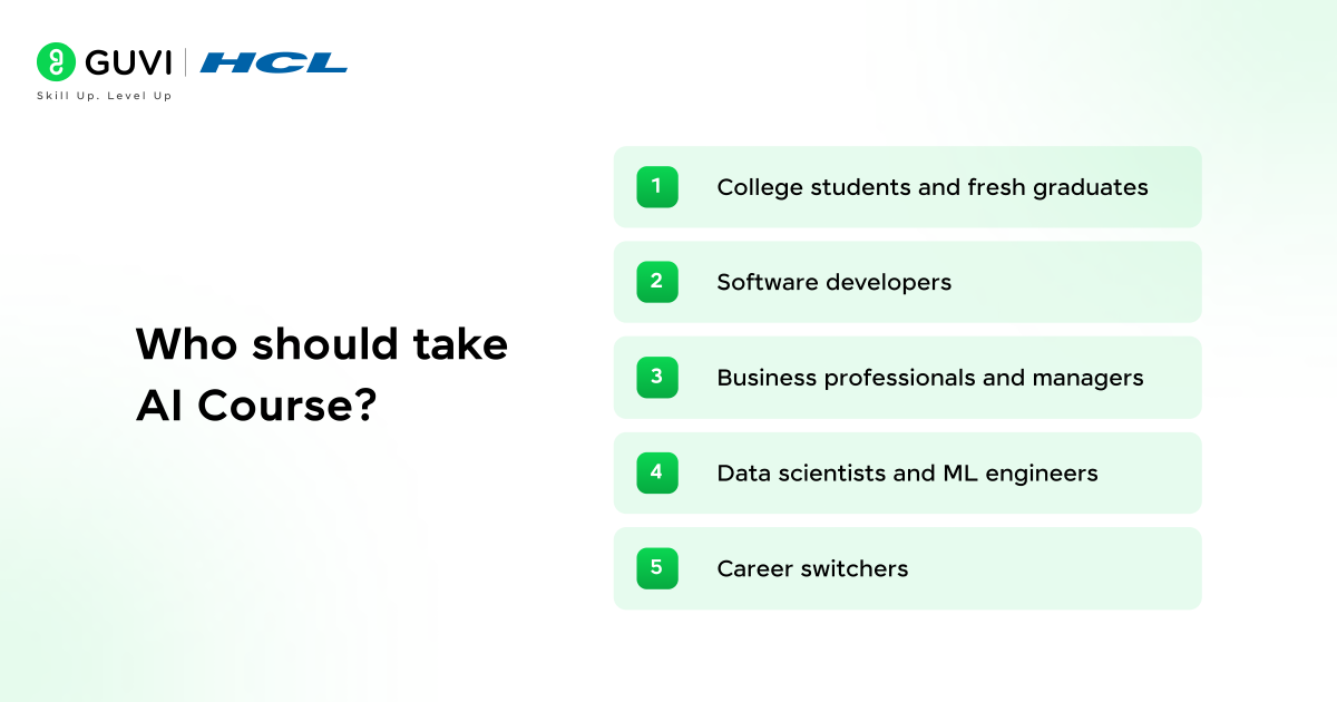 Who should take AI Course