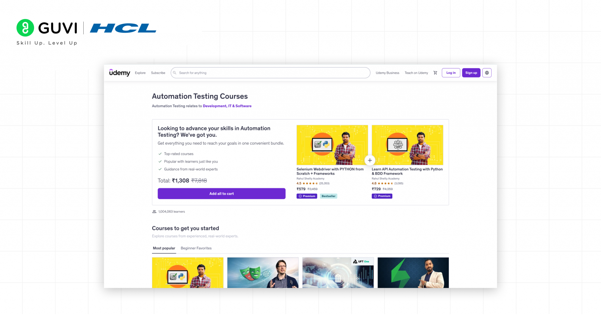 8 Best Online Automation Testing Courses in 2026