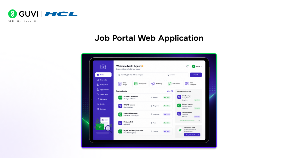 Job portal web application