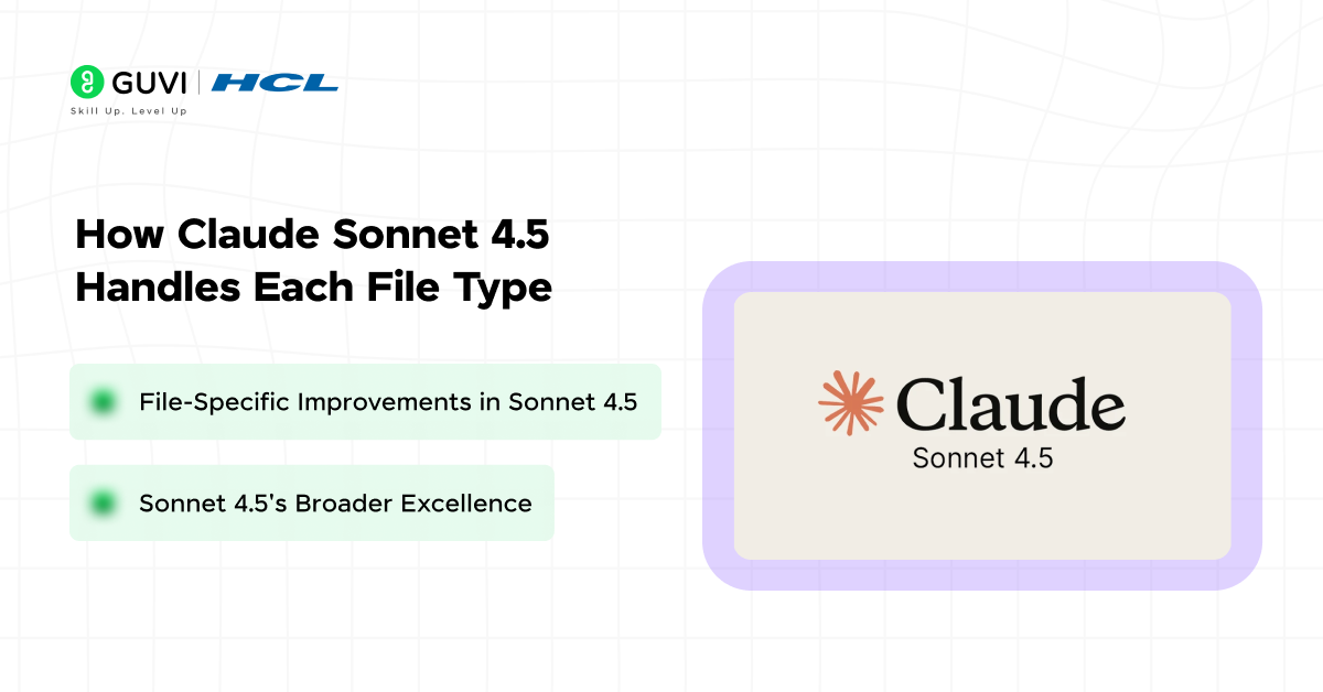 Claude Sonnet 4.5: Smarter Files, Faster 1 How Claude Sonnet 4.5 Handles Each File Type