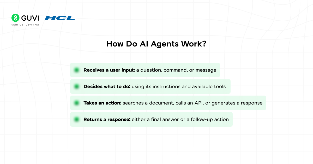 How Do AI Agents Work?