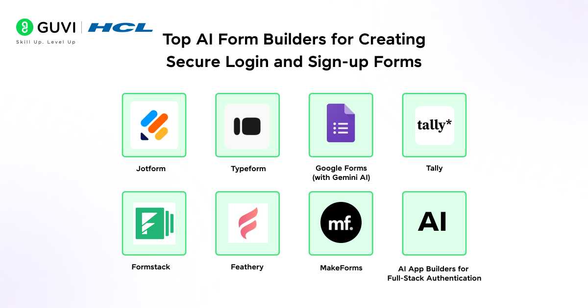 How to Use an AI Form Builder to Create Secure Login and Sign-Up Forms in 2026 (Step-by-Step Guide) 3 Top AI form builders