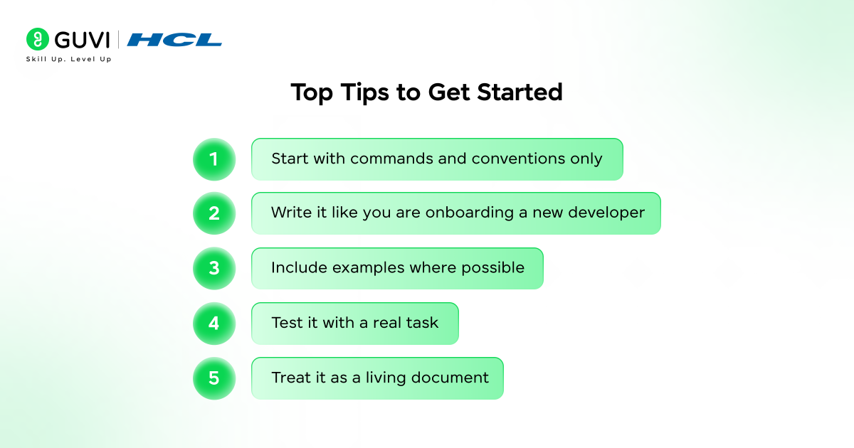 Top Tips to Get Started