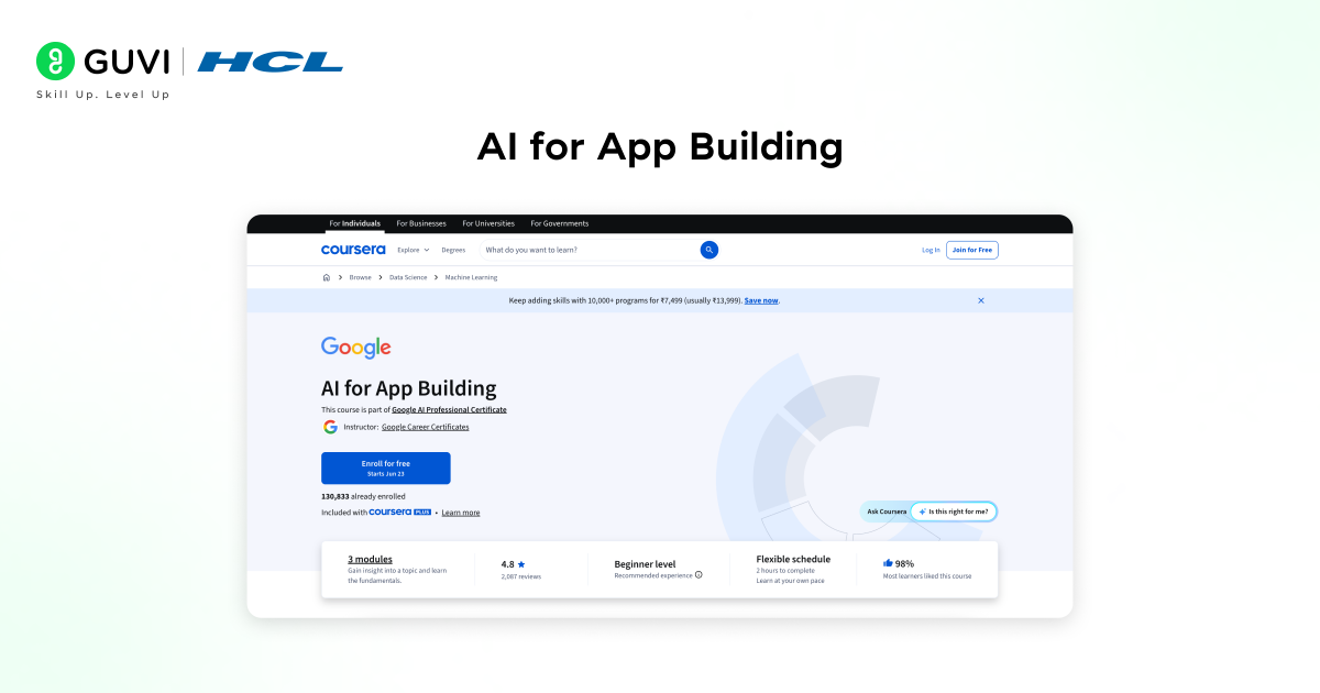 AI for app building