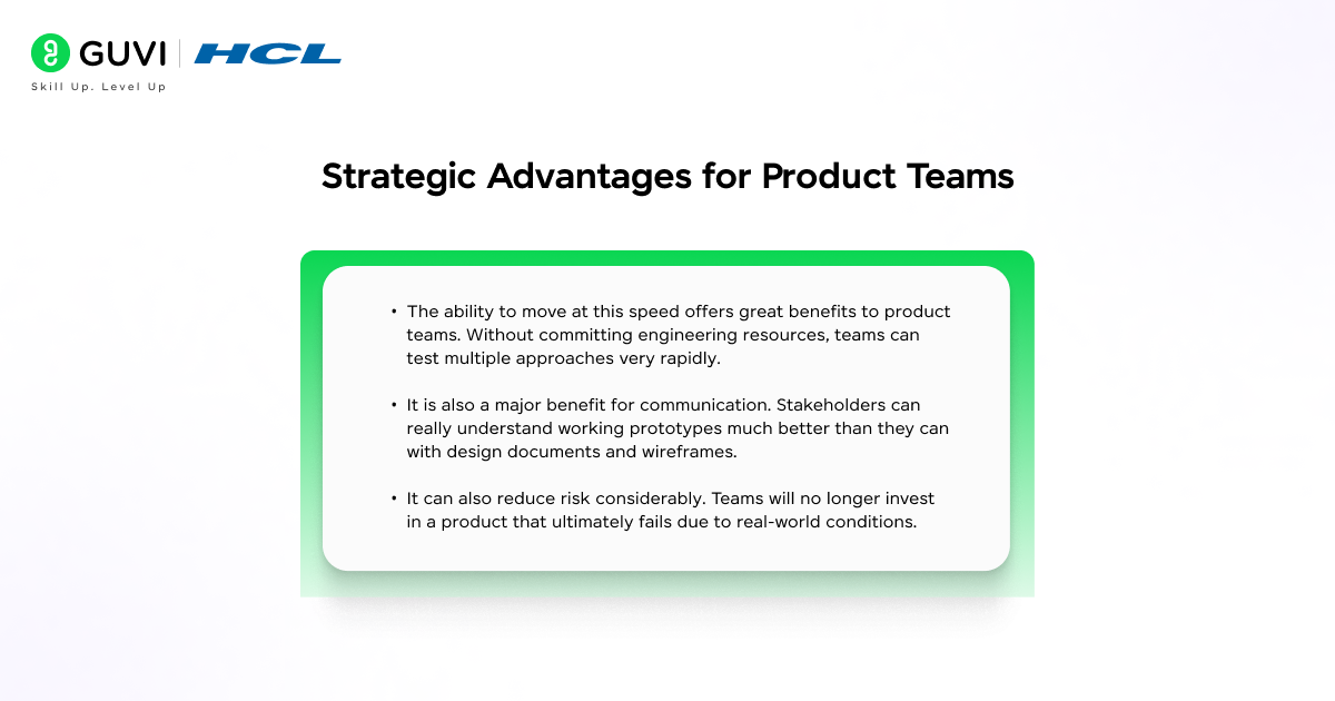 Strategic Advantages for Product Teams