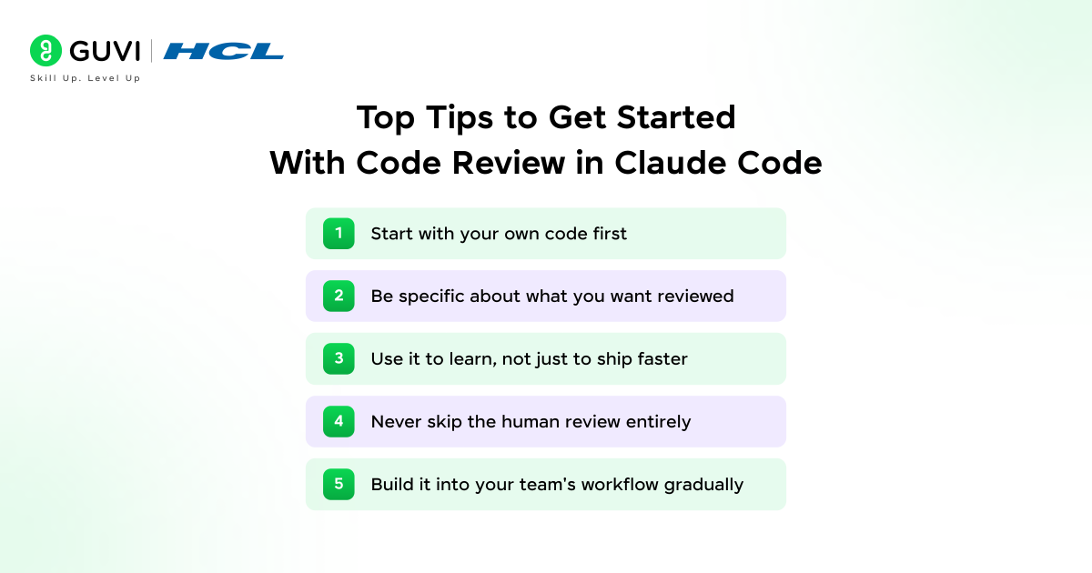 Top Tips to Get Started With Code Review in Claude Code