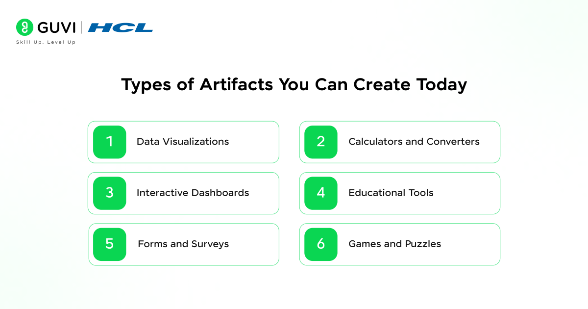 Create Powerful AI Apps with Artifacts — No Coding Needed 3 Types of Artifacts You Can Create Today