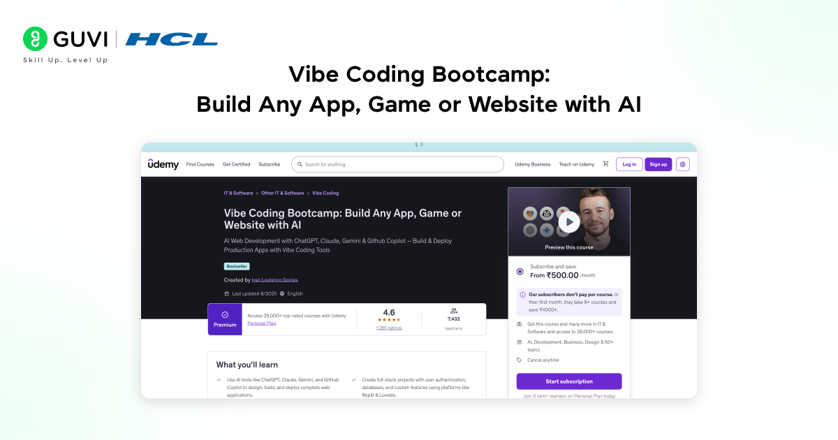 Vibe coding bootcamp