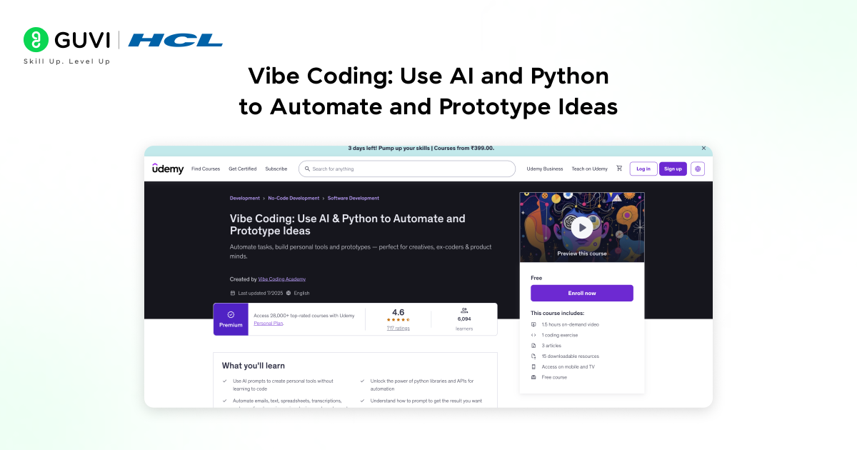 Vibe coding - use AI and python to automate and prototype ideas