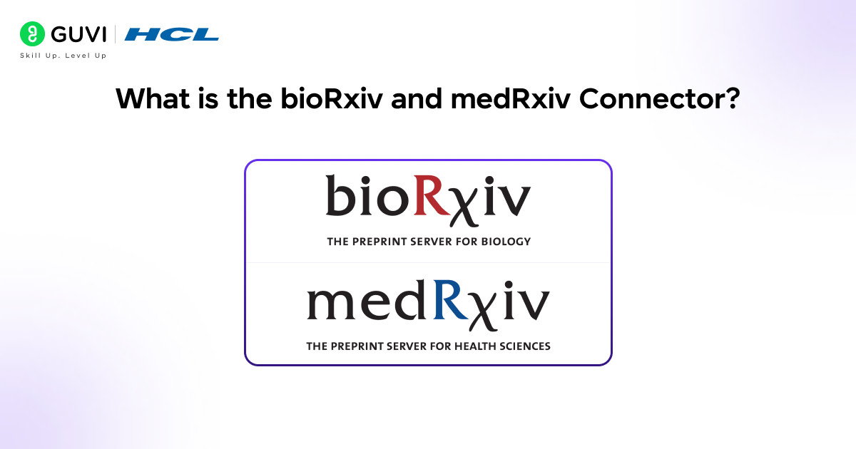 Using the bioRxiv and medRxiv Connector in Claude 1 What is the bioRxiv and medRxiv Connector?