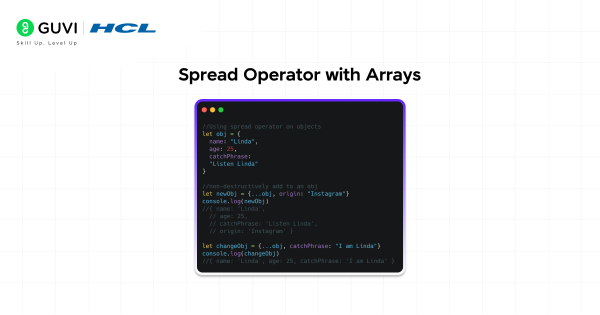 Understanding the Spread Operator in JavaScript 1 Spread Operator with Arrays