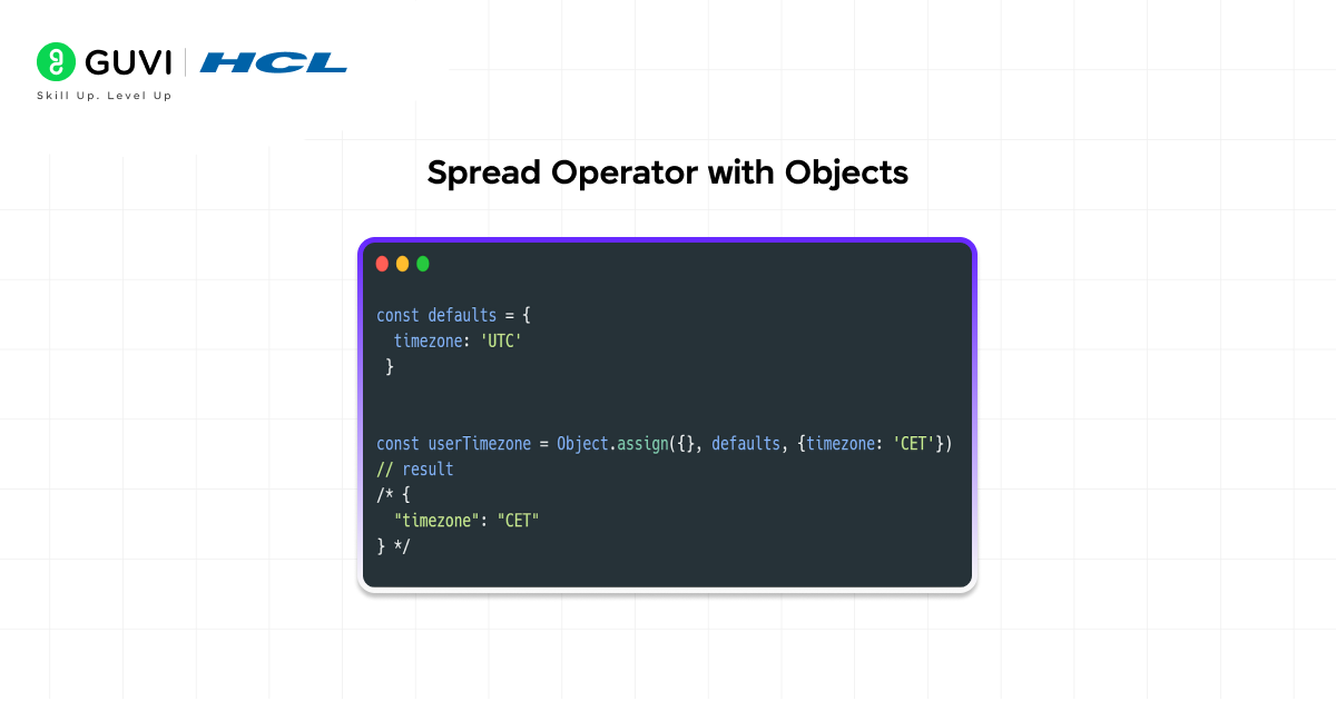 Understanding the Spread Operator in JavaScript 2 Spread Operator with Objects