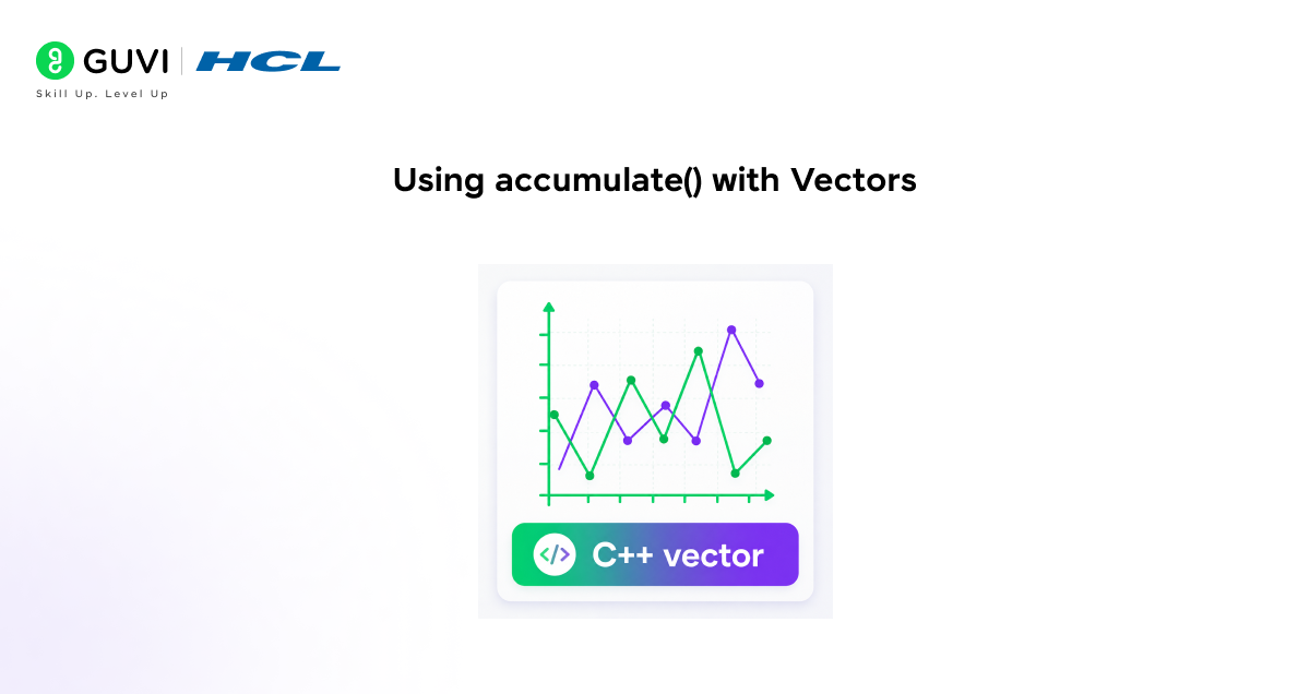 Using accumulate with Vectors