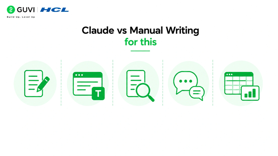 Claude vs Manual Writing