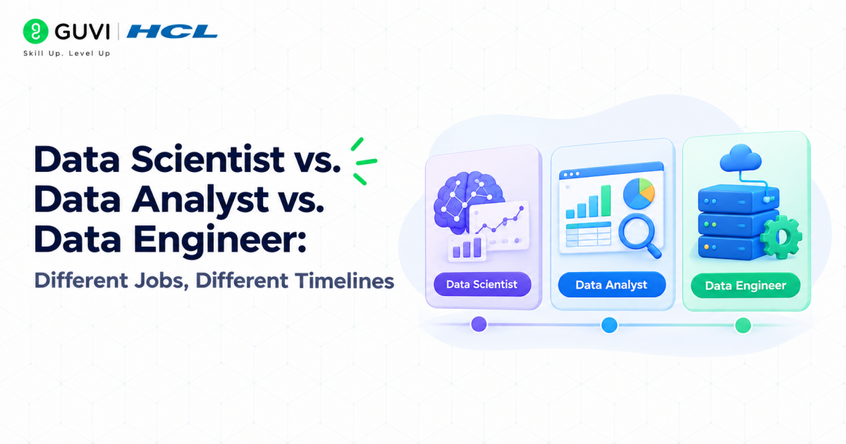 Data Scientist vs. Data Analyst vs. Data Engineer Different Jobs Different Timelines