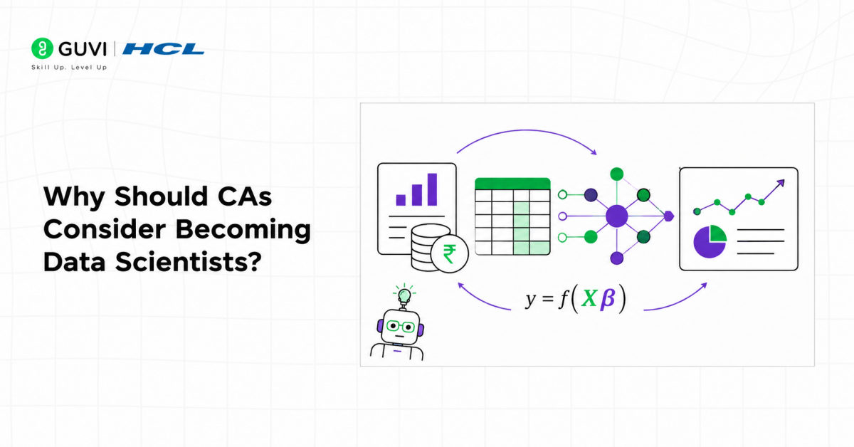 CA to Data Scientist: Skills, Roadmap and Career Path 1 Why Should CAs Consider Becoming Data Scientists?